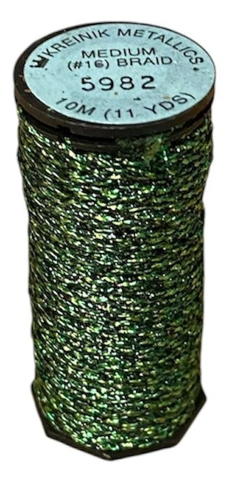 Kreinik #16 Medium Braid Metallic Choose Your Colors 10m  NEW - Image 1 of 1