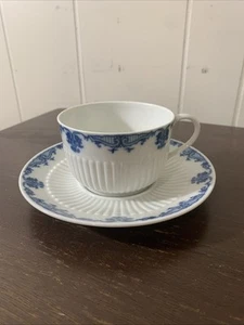 Tazza e piattino porcellana Saint Cloud Ceralene Raynaud Limoges, Made in France - Foto 1 di 5