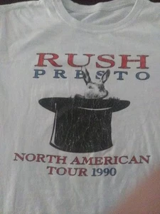 Rush Band Presto Tour 1990 Baumwolle Größe Shirt Large - Bild 1 von 2