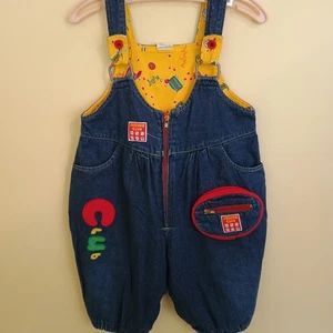 Honpo Land Applikation Hello Kitty Baby Denim Overall 18 Monate - Bild 1 von 9