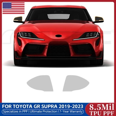 For Toyota GR Supra 2019-2023 Rearview Mirror PPF Precut Paint Protection Film - Image 1 of 4