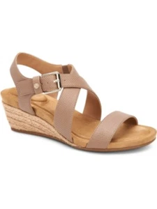 GIANI BERNINI Womens Beige Memory Foam Jute Blythee Wedge Slingback Sandal 6 M - Picture 1 of 11