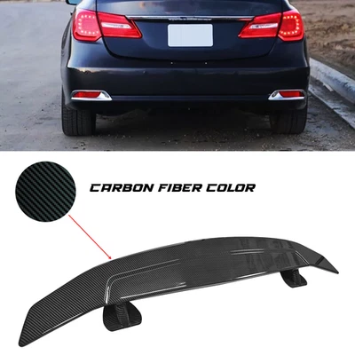 52" Carbon Fiber Spoiler Wing Rear Trunk Wing GT Style For Acura RL,RLX,RSX - Image 1 of 4