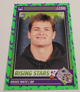2024 Score Halloween Rising Stars Bats #17 Drake Maye New England Patriots - Picture 1 of 2