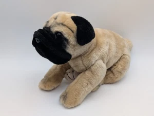 Animal Alley Pug Dog Plush Puppy Tan 9 Inch Stuffed Animal Toy - Picture 1 of 8