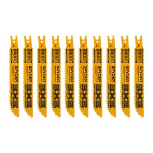 6 in 6-10TPI Reciprocating Saw Blade Double-Sided (10-Pack) Spyder 200199 - Picture 1 of 6
