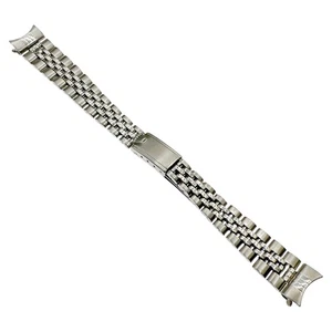 Rolex Vintage Jubilee Bracelet 13mm Stainless Steel Big Crown Watch Band - Picture 1 of 7