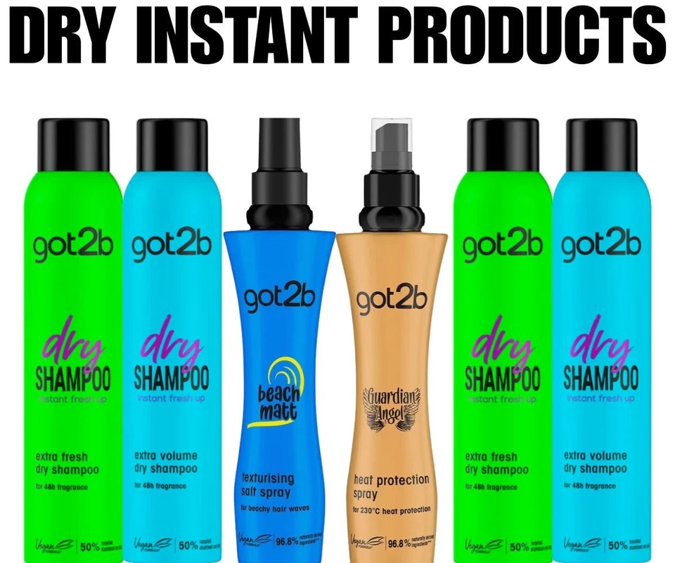Got2b Fresh It Up - Champú seco por volumen y sal mate - Spray térmico ángel de la guarda Foto 1 de 1