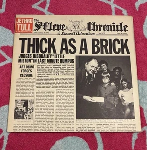 Jethro Thick As A Brick 1972 Vinyl LP 1st Press Record + Newspaper MS2072 - Picture 1 of 20