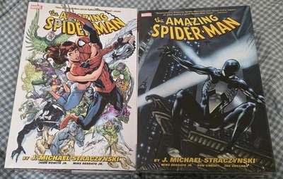 Marvel Amazing Spider-Man Omnibus Hardcover Vol 1&2 Lot Of 2, Straczynski, New!! - Image 1 of 3