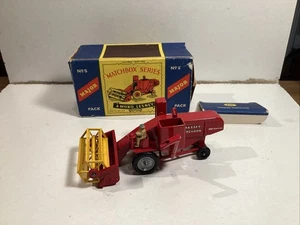 Matchbox Lesney Major No 5 Combine Harvester Very Near Mint In Original Box - Picture 1 of 12