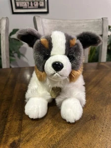 Miyoni by Aurora Australian Shepherd Puppy Dog 15.5 Inch Plush Stuffed Animal - Picture 1 of 6
