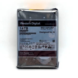 Western Digital Purple Pro 14TB 3.5" SATA 6Gb/s Internal HDD (WD142PURP-85B6HY0) - Picture 1 of 6