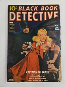 Revista Black Book Detective Pulp Mayo 1943 "Capitanes de la Muerte" Segunda Guerra Mundial Marca Nazi - Imagen 1 de 9