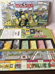 Monopoly Die Simpsons Edition Brettspiel Parker Bros, 6 Zinn Spielmarken E3A - Bild 1 von 2