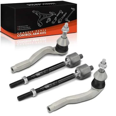 4x Front Inner & Outer Tie Rod End Kit for Mercedes-Benz C300 15-21 E300 17-19 - Image 1 of 4