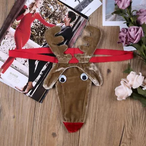 Bikini slip intimo uomo sexy perizoma renna natale perizoma perizoma novità regali - Foto 1 di 10