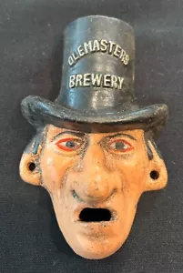 Vintage Cast Iron Olemasters Brewery Wall Mount Beer Bottle Opener - Picture 1 of 2