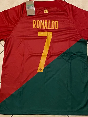 Portugal Cristiano Ronaldo Jersey , Sizes , Small , New 2023 Style Cover