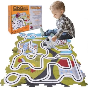 Toddler Puzzle Track Play Set Car Track Set DIY Electric Cars Montessori - Picture 1 of 12
