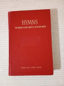 Vtg Red Hymns Mormon LDS Hardcover 1948 Edition Revised & Enlarged 1968 - Picture 1 of 18