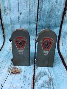 Vintage Detex Watch clocks Corp Watchman’s Station Boxes With Key. #18 And# 19. - Picture 1 of 6