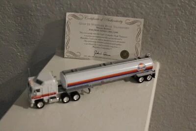 DINKY Matchbox Models of Yesteryear GULF 18 WHEELER BULK TRANSPORT MINT IN BOX - Image 1 of 4