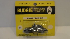BUDGIE TOYS #5 MOBLIE POLIZEIAUTO Doppelpack neuwertig in Packung - Bild 1 von 5