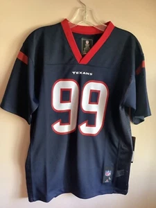NFL Team Apparel Jersey Houston Texans #99 JJ Watt Youth Large 14/16 New wTags - Picture 1 of 4