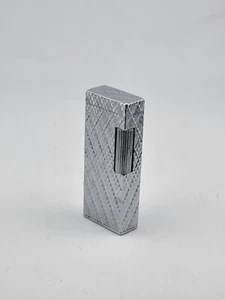 Rare OOK Kreisler KS1 Lighter Silver Toned Diamond Pattern. Japan. Untested. - Picture 1 of 11