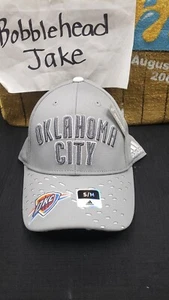 NEU MIT ETIKETT OKLAHOMA CITY THUNDER OKC GRAU FLEX FIT KAPPE MÜTZE ADIDAS GRÖSSEN S-M L-XL - Bild 1 von 5