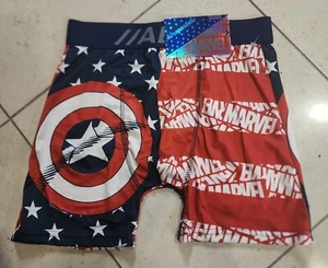 Marvel Avengers Captain America Adult Mens Boxers Size Small Aeropostale - Picture 1 of 5