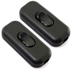 Inline Cord Switch 2-Pack On-Off DPST Control Lamp Switch for Bedroom Table Lamp - Picture 1 of 6