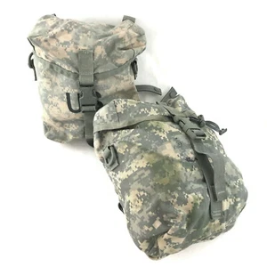 2 US Army Molle Sustainment Pouch ACU UCP Dump Pouch Field Pack with FLAGS GC - Picture 1 of 10