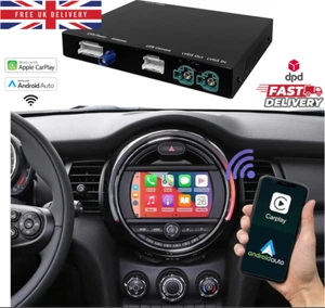 Wireless Apple Carplay Android Auto For Mini F56 F55 F54 2014-2018 NBT System - Picture 1 of 5