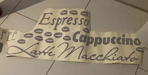 Wandtattoo Sticker Küche Kaffee cafe kaffeebohnen apart - Bild 1 von 2