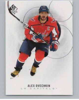 2020-21 SP Authentic #12 Alex Ovechkin  Washington Capitals V101886 - Image 1 of 3