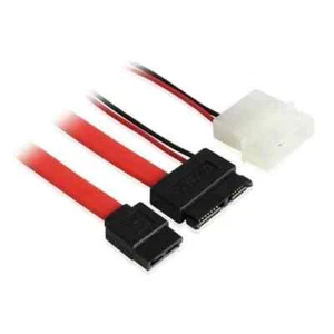 Slimline SATA Power Cable to Molex Slim SATA 13 pin(7P+6P) to 7pin + Power cable - Picture 1 of 9