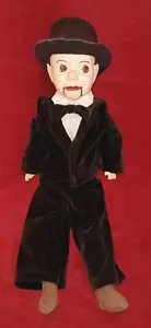 Antica bambola ventriloquo Charlie McCarthy 21" funzionante anni 30 leggi bene - Foto 1 di 16