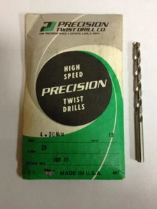 12 New PTD 3/16" x 3-5/8 " Diam 4.9mm DRILL BITS 2A - Picture 1 of 3