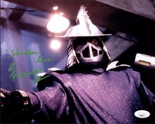 FRANCOIS CHAU Signed SHREDDER TEENAGE MUTANT NINJA TURTLES 8x10 Photo JSA COA