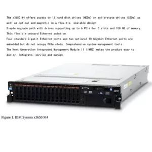 IBM X3650M4 2U rackmount 2620V2 32G 2011-pin two-socket X79 used server host - Picture 1 of 2