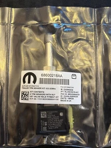 New OEM MOPAR Ram TPMS TIRE TRAILER SENSOR KIT 68600218AA - Picture 1 of 5
