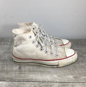 Vintage CONVERSE All Star Tan High Top Mens Shoes Sneakers Kicks Size 3.5 Chucks - Picture 1 of 10