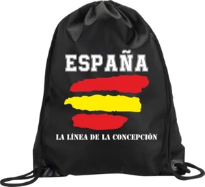 BOLSO MOCHILA LA LÍNEA DE LA CONCEPCIÓN ESPAÑA GIMNASIO BANDERA DEPORTE - Imagen 1 de 1