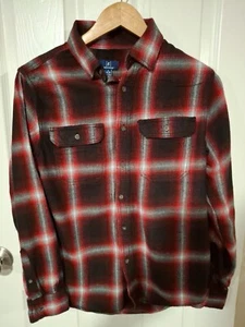 George Herren Flanellhemd Größe Small 34-36 schwarz, rot & grau  - Bild 1 von 3
