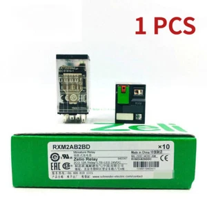 1PC New Schneider RXM2AB2BD 24VDC Small relay - Picture 1 of 4