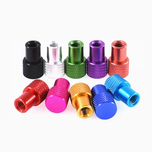 M4 KNURLED THUMB NUTS ALUMINUM ALLOY HAND GRIP KNOBS COLORS BLIND HOLE NUTS - Picture 1 of 6