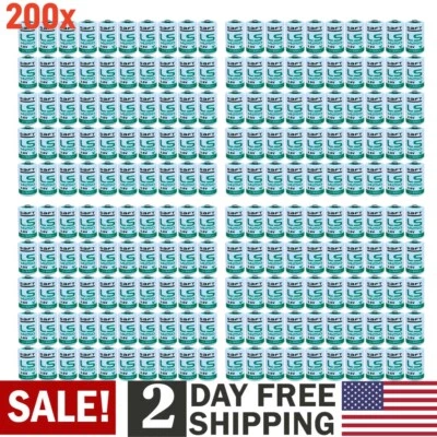 200X Ls 14250 3.6V Lithium Batteries, 3.6V for SAFT LS14250 Battery C 1/2 AA Li - Image 1 of 4