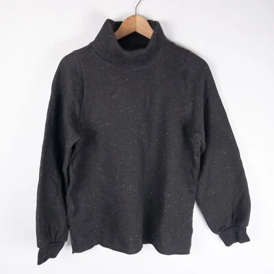 Madewell Sweatshirt Womens Small Gray Relaxed Lounge Betterterry Turtleneck New - Image 1 of 4
